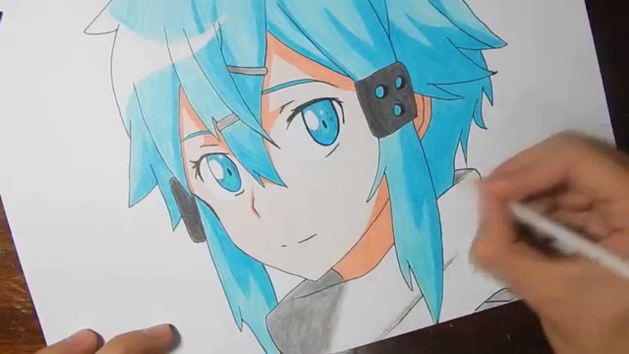 Speed Drawing - Sinon (Sword Art online II) 