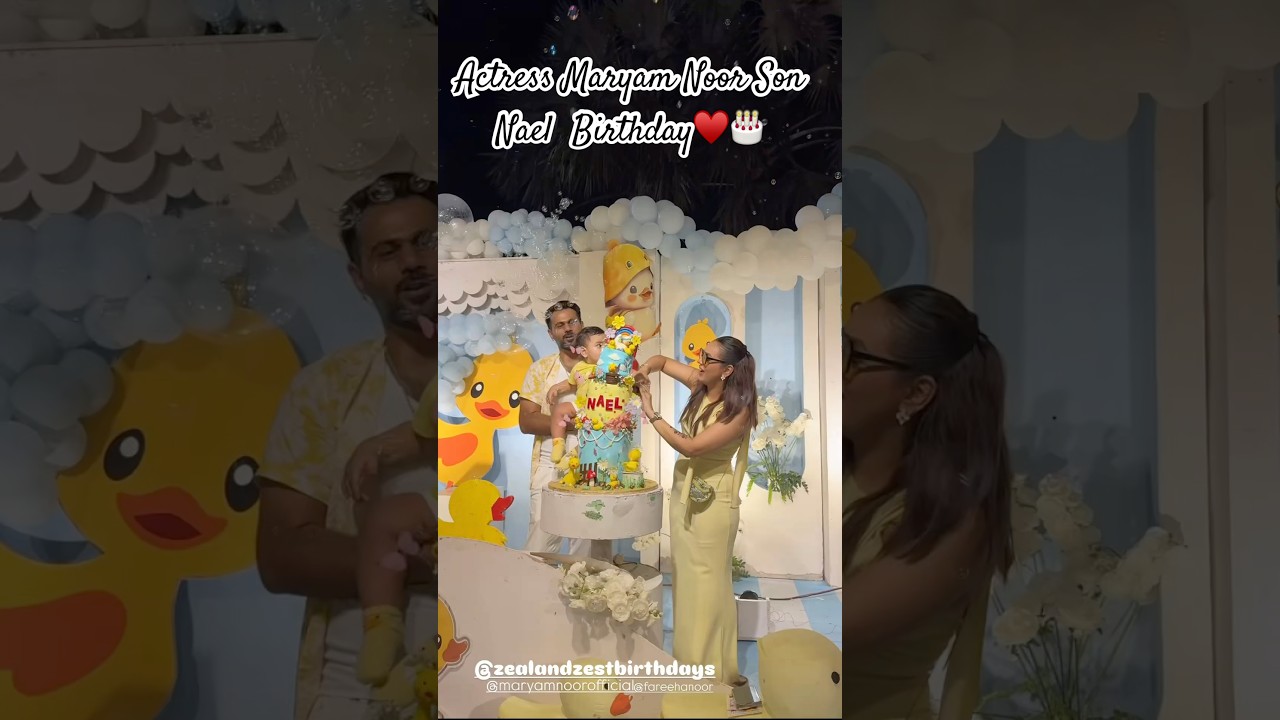 Actress Maryam Noor Sons Birthday♥️🎂✨