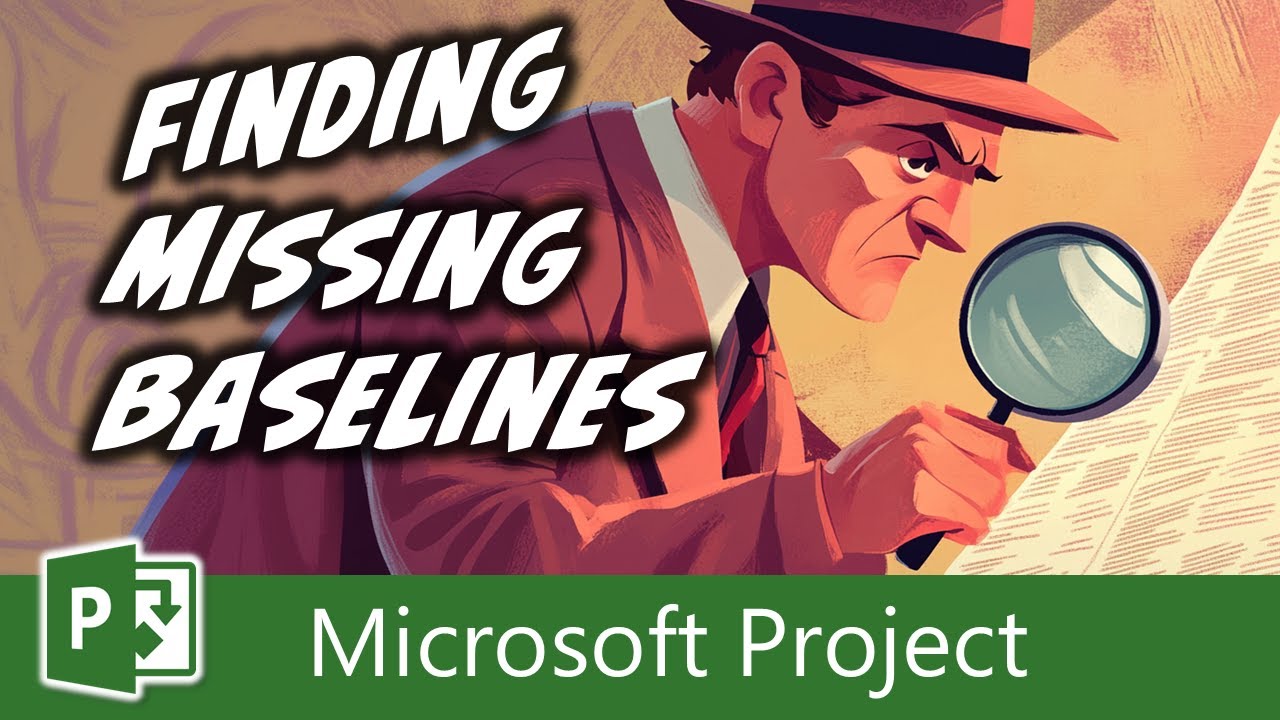 What Is Missing Project Quick Tip: Find Missing Baselines in MS Project - YouTube