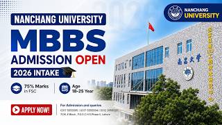 Nanchang University MBBS Admission 2026 | Study MBBS in China