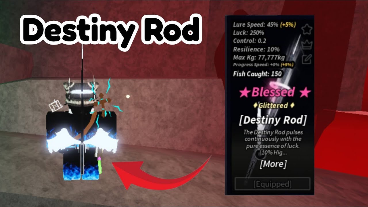 How To Get Destiny Rod | Roblox Fisch - YouTube