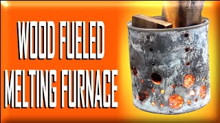 Wood Fueled Metal Melting Furnace - Aluminium