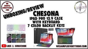 Chesona iPad Pro 12.9 Case / Keyboard Unboxing & Review