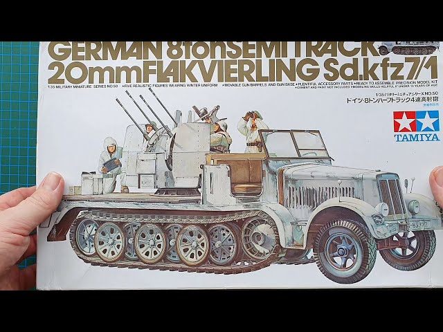 Tamiya 1/35 German 8ton Semi Track 20mm Flakvierling Sd.Kfz. 7/1