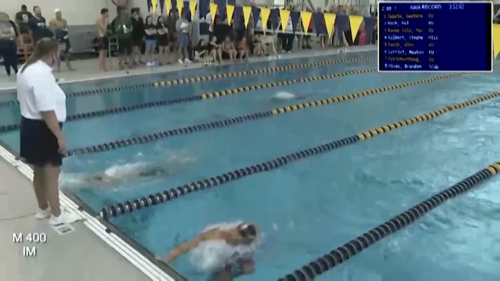 Stephen Gilbert 400 IM NAIA National Championship ...