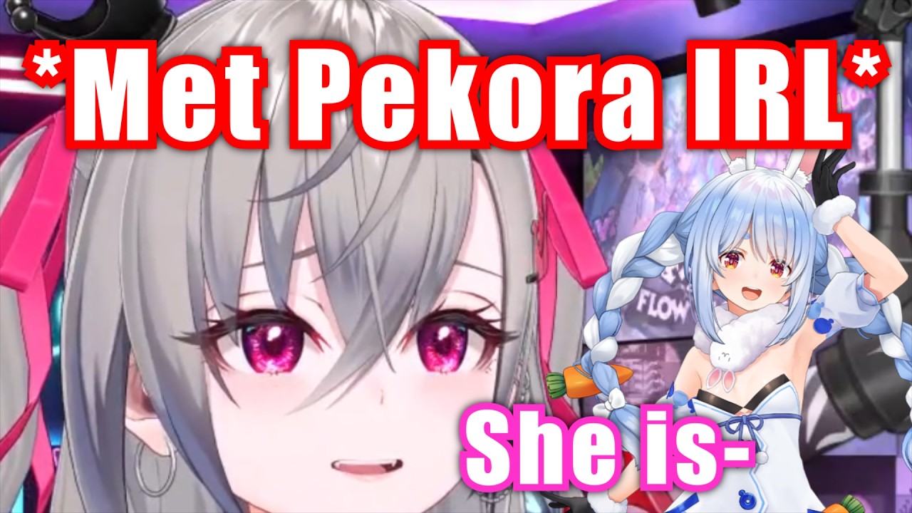 Riona Meets Pekora For The First Time IRL【Hololive】