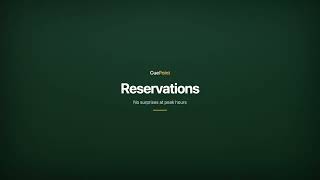 No More Double-Booked Tables — CuePoint Reservations