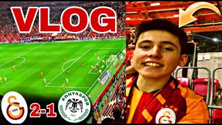 3 dk'da Galatasaray vs Konyaspor Vlog 😅
