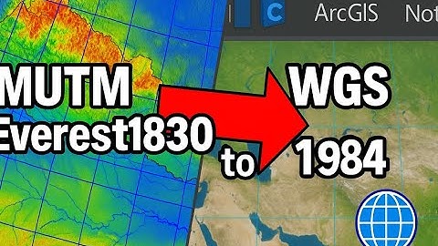 Projection Coordinate Transformation MUTM Everest1830 To WGS 1984 In ArcGIS