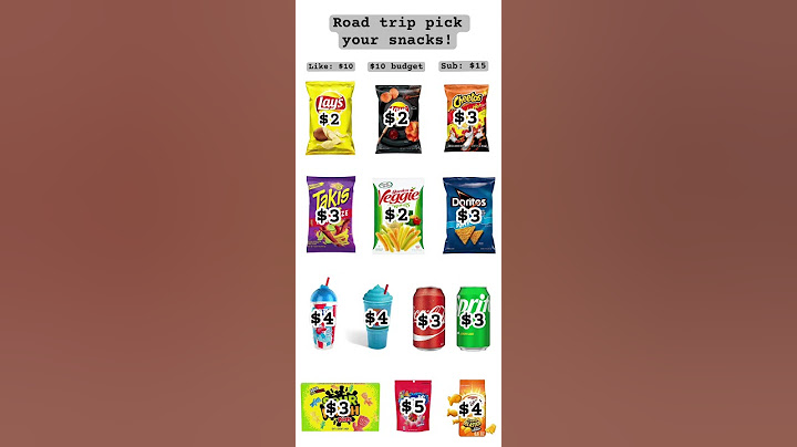 Road Trip Pick Your Snacks! #shorts #snacks #roadtrip