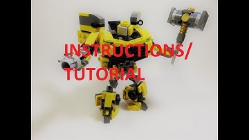 (TUTORIAL/INSTRUCTIONS) Lego Transformers 5 The Last Knight- Bumblebee