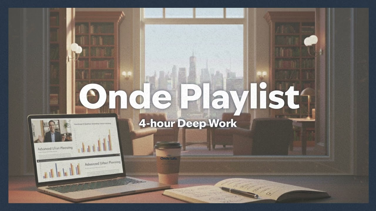 [𝐏𝐥𝐚𝐲𝐥𝐢𝐬𝐭] 4시간 집중력 UP! 🗽뉴욕 5번가 도서관 창가 자리에서 | 4H NYC Library Lo-fi Deep Work & Study Ambience at NYPL