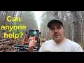 Bucking Logs to Length for Sawmill. Kioti Tractor Moving Logs with a Grapple.