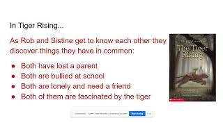 Character Relationships - Analyzing Character Relationships with Tiger Rising