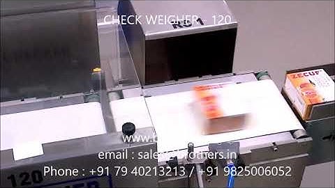 CW-120  Online Check Weigher machine