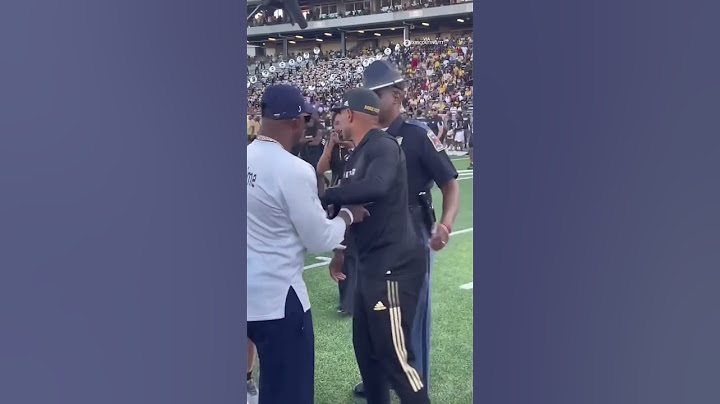 Things got chippy between Deion Sanders and Alabama State HC Eddie Robinson Jr after JSU's win.