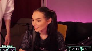 Talia Mars Chat Simping Over Simons Veiny Arms On Stream