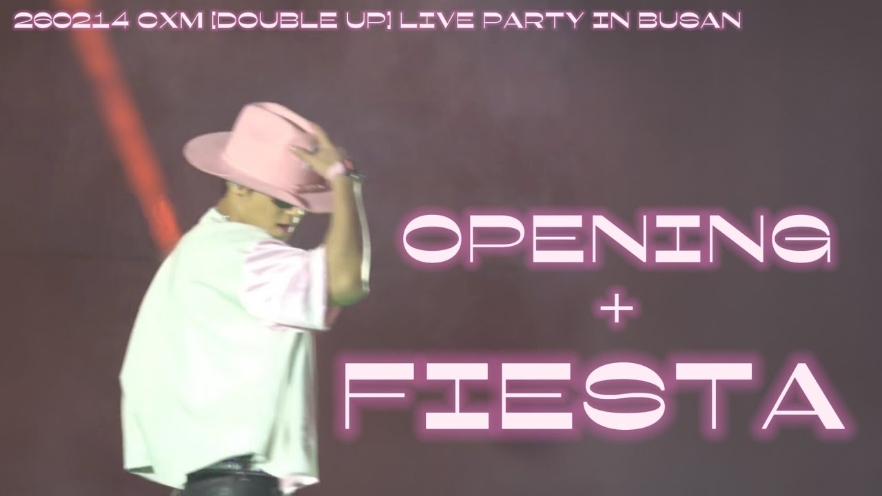 260214 CXM [DOUBLE UP] LIVE PARTY IN BUSAN - FIESTA (민규 MINGYU FOCUS)