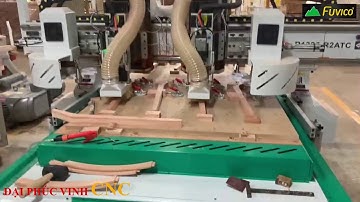 MÁY CNC TRUNG TÂM 2D 2 ĐẦU THAY DAO TỰ ĐỘNG |  R1325-R2-ATC.  Cách nhân đôi năng suất là đây