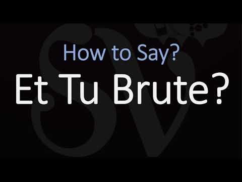 Vidéo: Que signifie brutes en latin ?