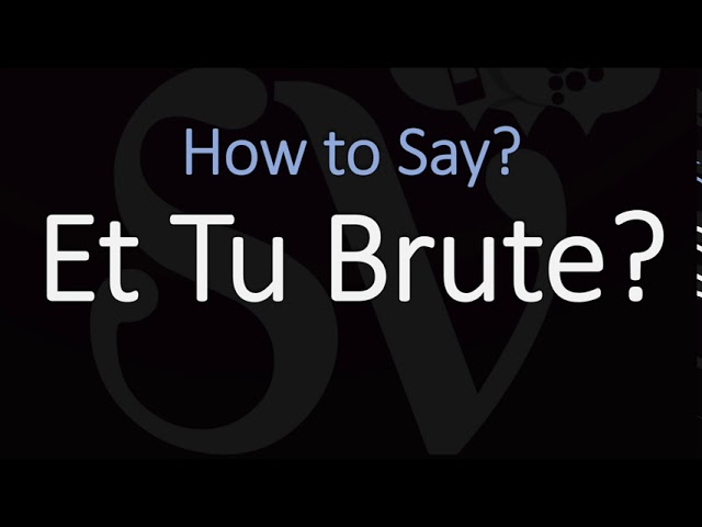 Et Tu, Brute? in Julius Caesar, Definition, Speaker & Context - Video &  Lesson Transcript