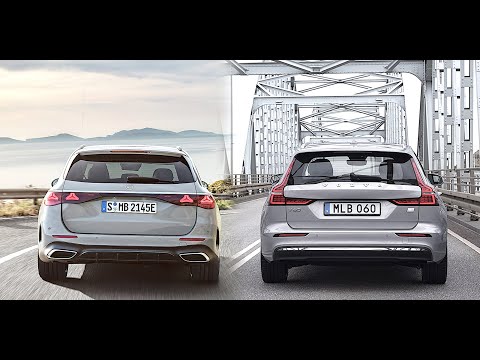 Youtube New 2024 Mercedes E300e Estate vs Volvo V60 Recharge T8 AWD thumb