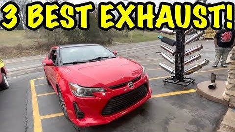 Top 3 BEST EXHAUST Set Ups for Scion tC 2.5L!