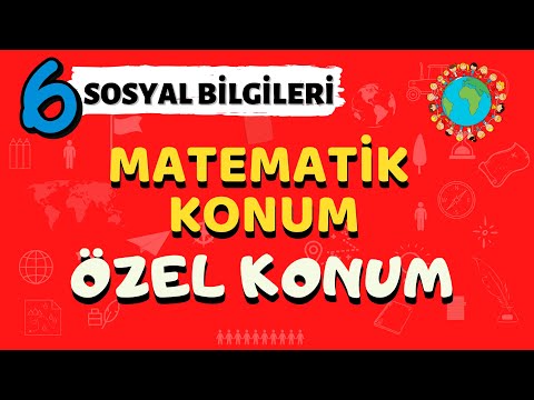 6. Sınıf Sosyal Bilgiler Türkiye'nin Matematik ve Özel Konumu - Yardımcı Öğretmen
