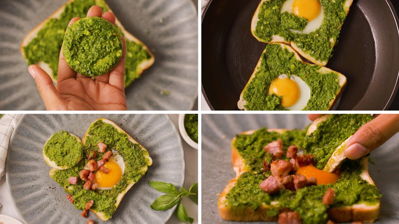 Easy Peasy Pesto Eggs