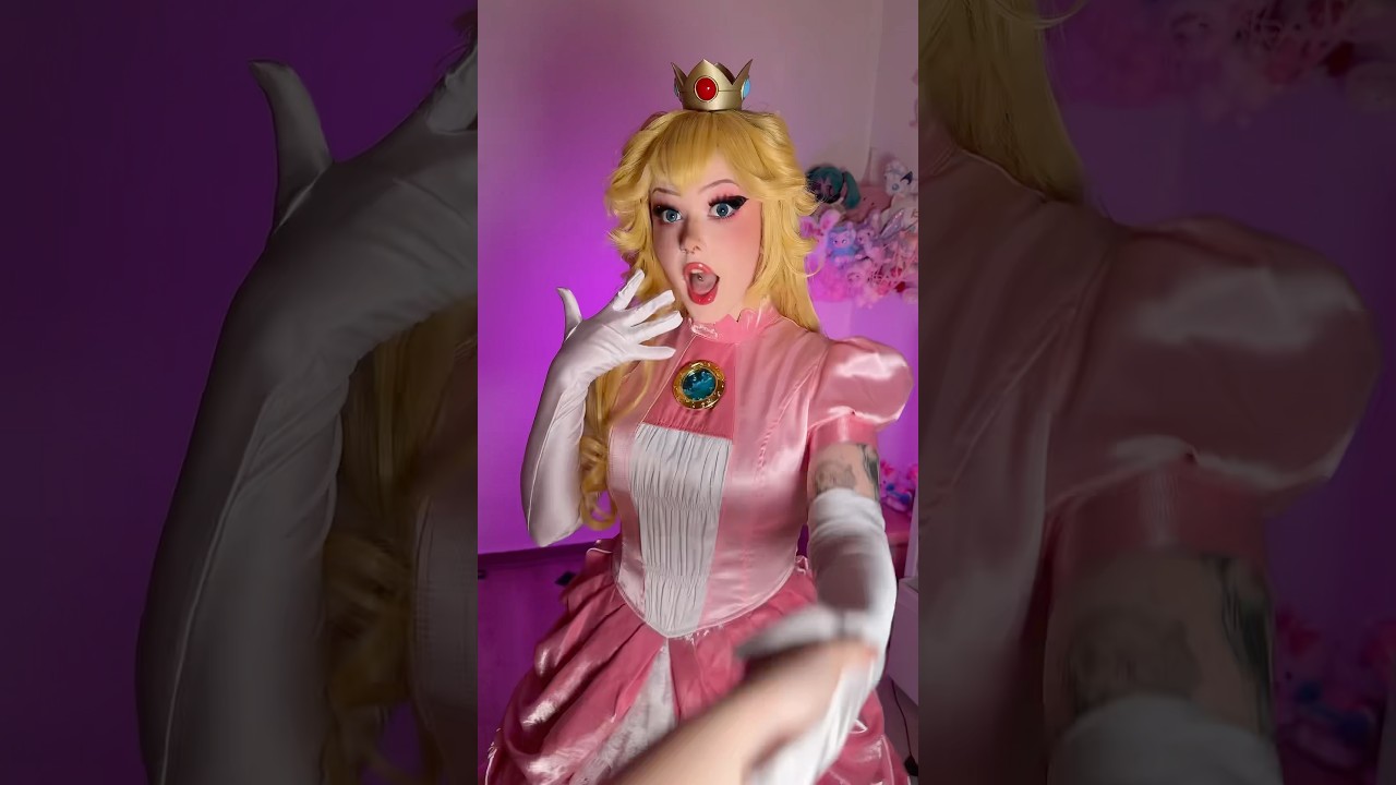 is this illegal ? #cosplay #makeup #nintendo #peach #daisy #mario