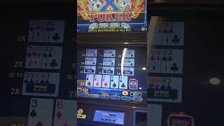 Advantage play attempt. #ultimatex #videopoker #casino #slots