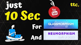 Easiest Way To Code Glassmorphism And Neumorphism | ThoughtsToCode | screenshot 5