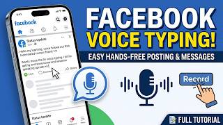 How to Use Voice Typing on Facebook (Android, iPhone) — Full Speech to Text Guide screenshot 1