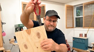 Simple Trick to Pull Out Brad Nails without Breaking them... PLUS more Safety Rant