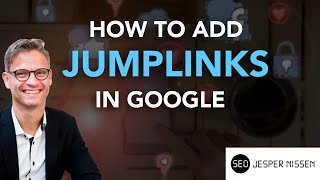 How to add jumplinks in Google