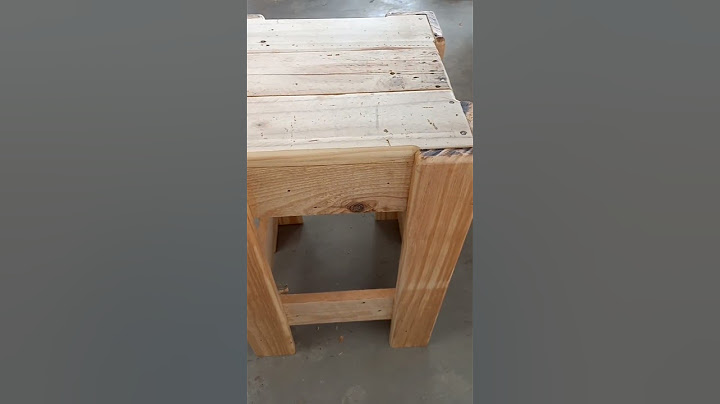 BANCO FEITO COM MADEIRA DE PALLET