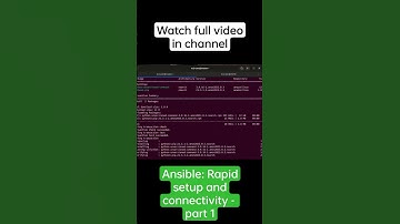 Ansible in Minutes: Rapid setup and connectivity: Part 2 #shorts #short #youtubeshorts
