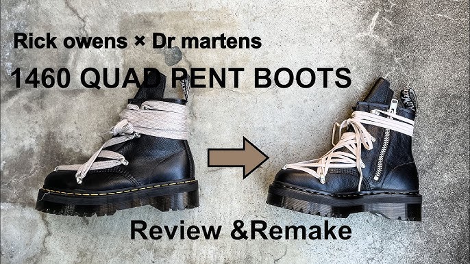 HOW TO STYLE RICK OWENS X DR MARTENS 1460 BEX LEATHER BOOTS