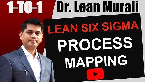 LEAN SIX SIGMA PROCESS MAPPING.(1-TO-1 Session with Dr. Lean Murali)