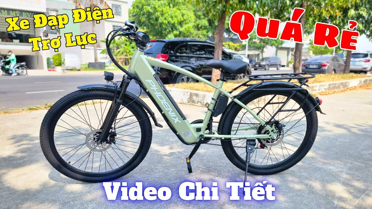 Xe Đạp Điện Trợ Lực 2025 - Bất Ngờ Với Mẫu Xe Đạp Điện Trợ Lực Phoenix Giá Rẻ