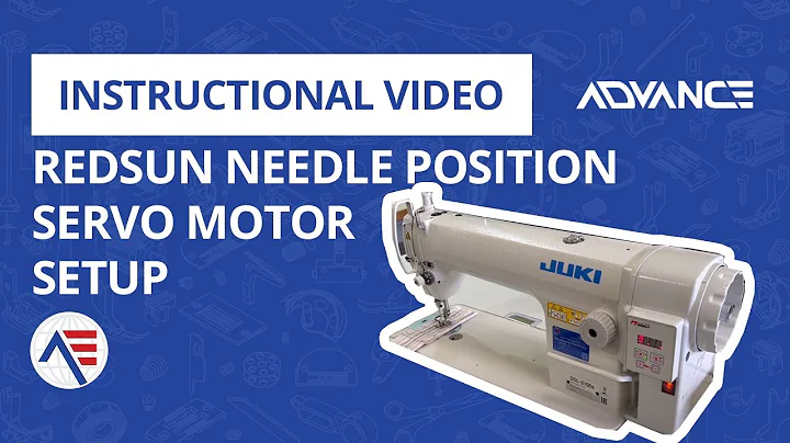 REDSUN/J7R DIRECT DRIVE INDUSTRIAL SEWING MACHINE MOTOR SET UP
