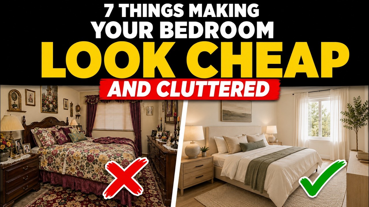 Watch 7 Things Making Your Bedroom Look Cheap and Cluttered on YouTube Watch 7 Things Making Your Bedroom Look Cheap and Cluttered on YouTube