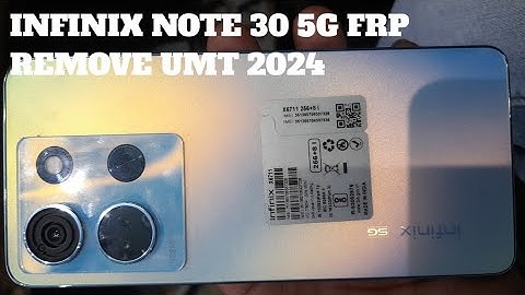 infinix note 30 5g frp unlock umt