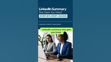 LinkedIn Summary That Gets You Hired (Step-by-Step Guide) 🚀 #Shorts  #LinkedInTips #linkedIn