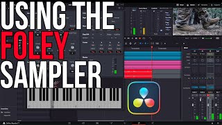 Using the Foley Sampler in DaVinci Resolve 17