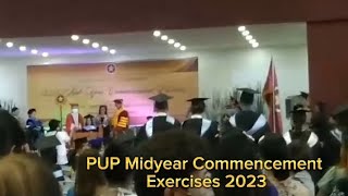 PUP Midyear Commencement Exercises 2023 / Maam Flores