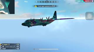 Saltando do avião no jogo Free Fire , salto e abertura de paraquedas screenshot 3