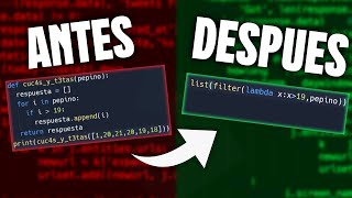 MEJORA TU CODIGO EN PYTHON CON ESTE TRUCO FACIL
