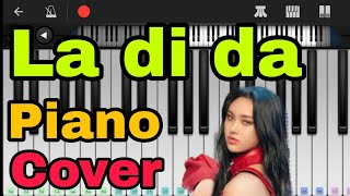 la di da piano #ladida #everglow screenshot 4
