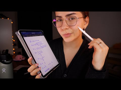 ASMR Study Mathe und Physik with me 🙇‍♀️
